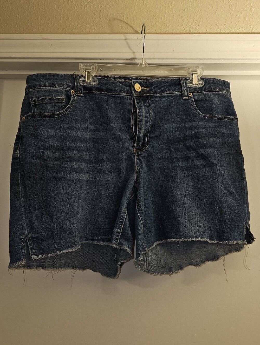 Ashley Stewart Blue Denim Jeans with Contrast Stitching